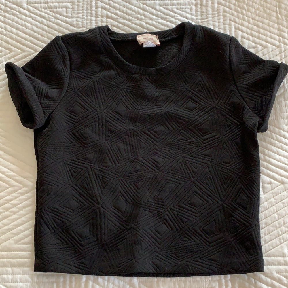 Black Crop Top